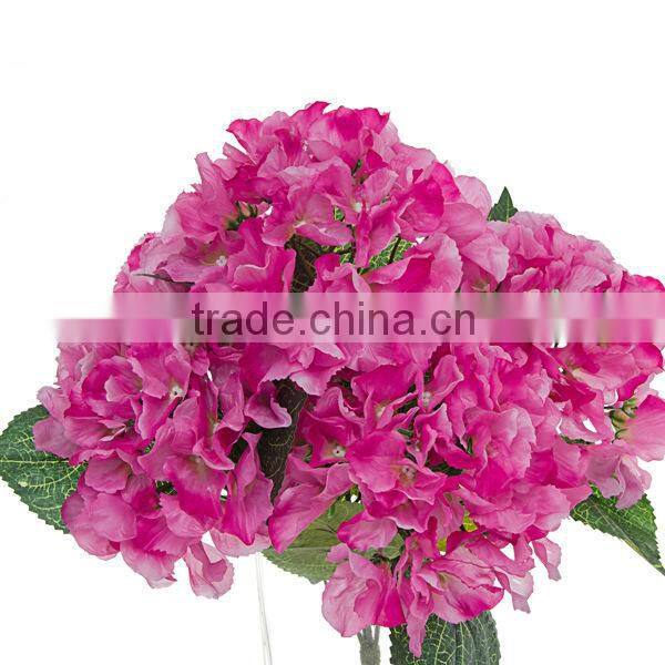 5 heads wholesale artificial hydrangea flowers for party decoration