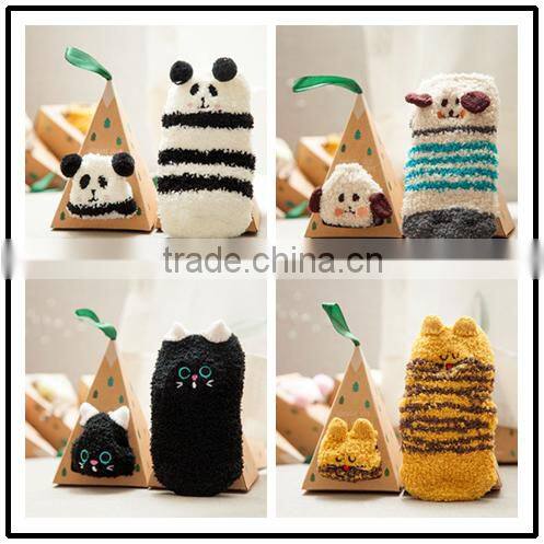 children Animal indoor socks cozy socks microfiber fuzzy socks