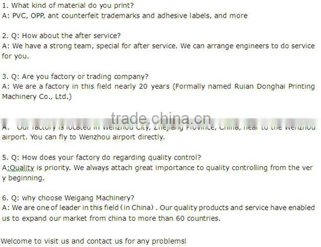 Automatic roll to roll screen printing machinery