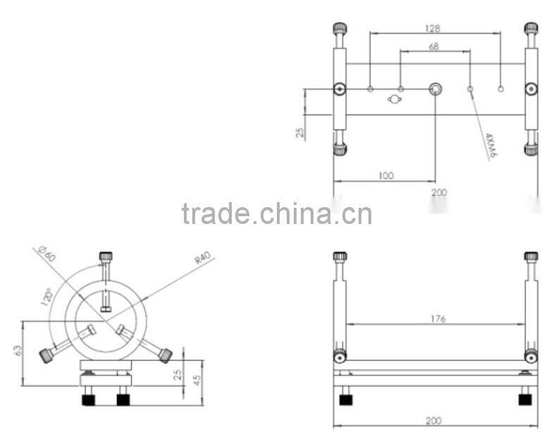 HTLP2X-02 Adjustable Precision Laser Mount