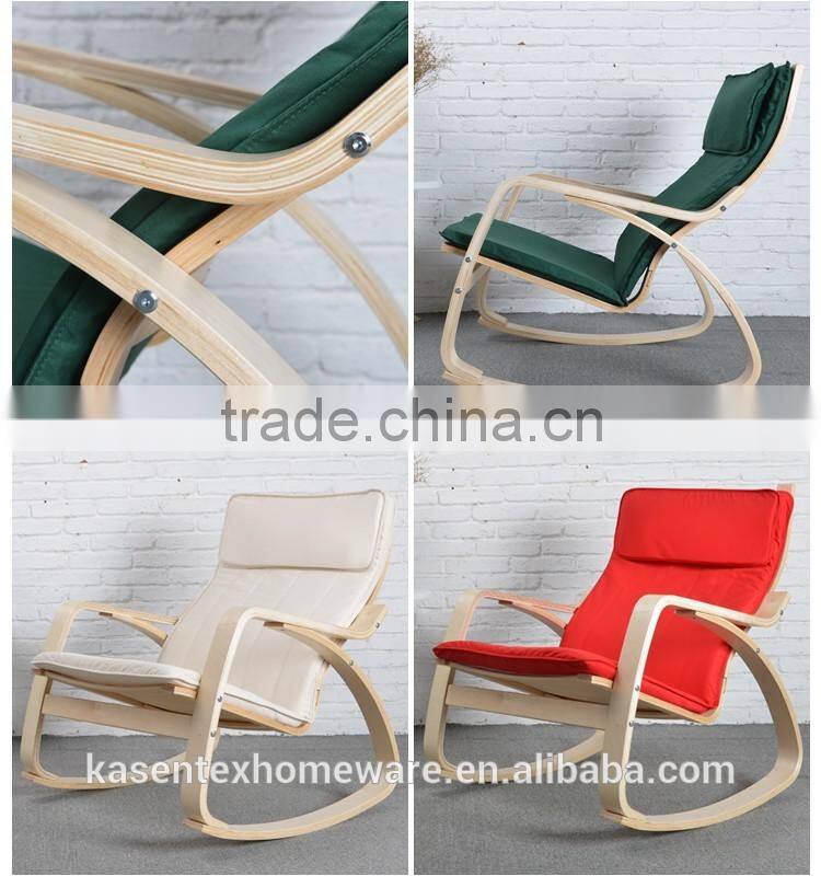 White Bent plywood armchair chaise longue leisure chair