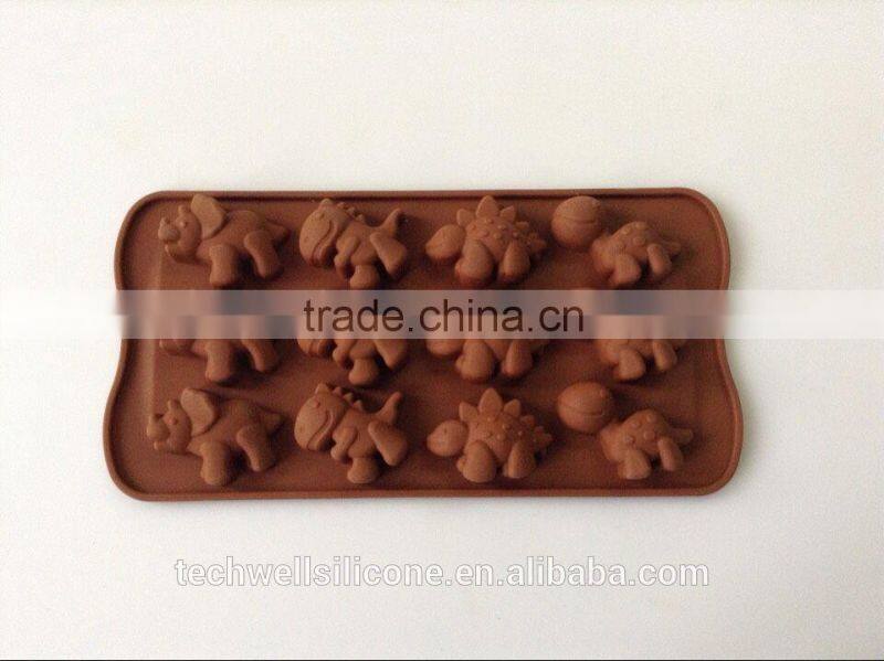 BPA Free FDA LFGB Spoon Silicone Chocolate Molds Chocolate Tray
