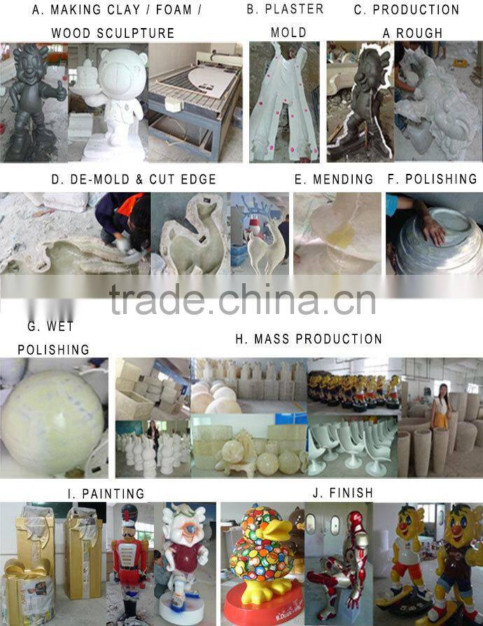 cartoon sculpture decoration