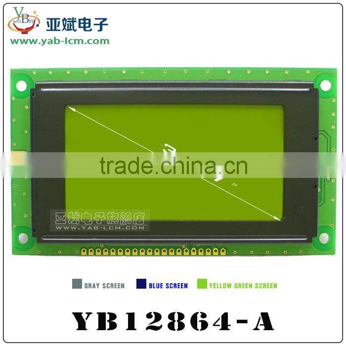 6 O'Clock Viewing Direction graphic Display Module 128X64 12864 LCD