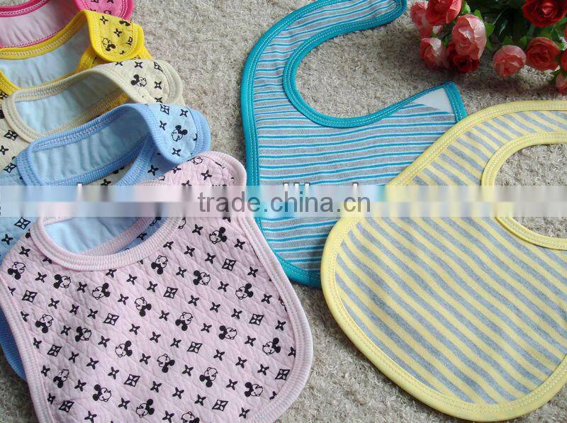 waterproof printed embroidery baby bib