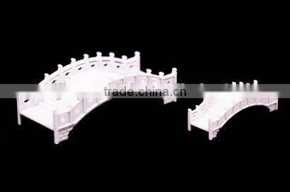 architecture scale plastic model bridge, artificial model bridge bearing for 1/75