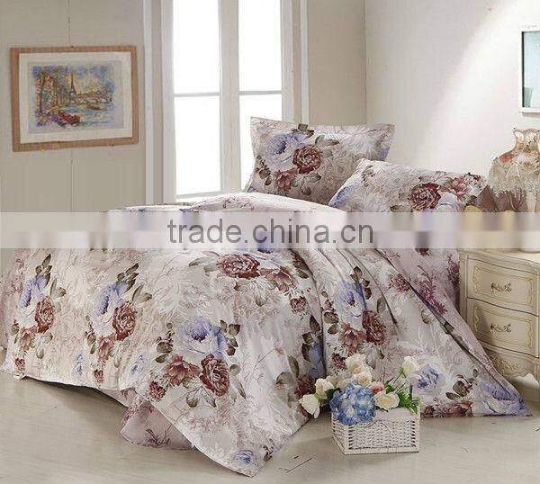the latest style soft touch luxury polyester quilt cover popular in westren countries