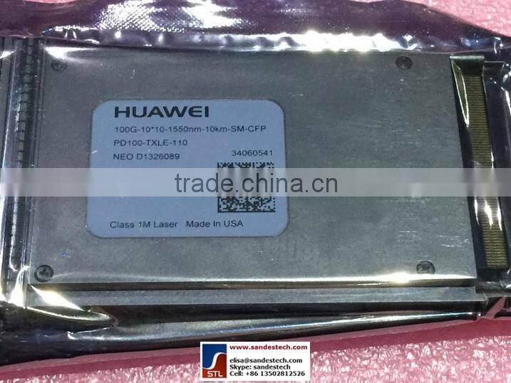 Huawei PD100-TXLE-110 PD100-TXLED-111 34060541 34060667 100G-10*10-1550NM-10KM-SM-CFP CFP optical transceiver