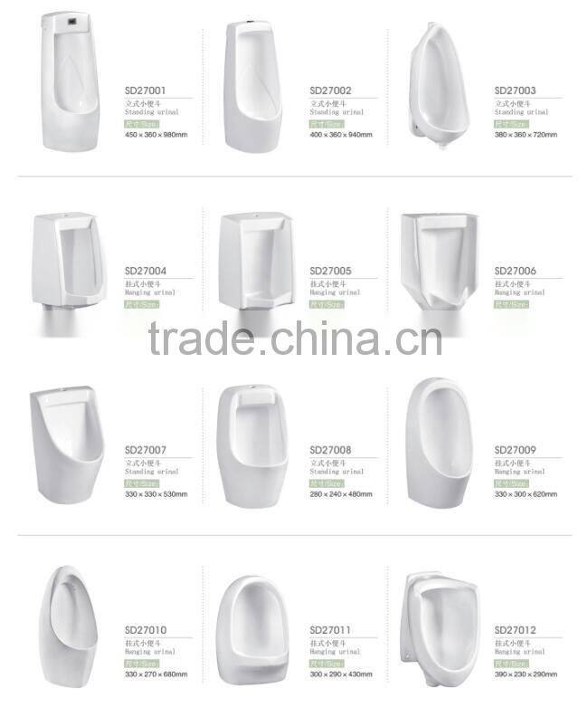 High quality popular sale ceramic floor mounting sensor urinal