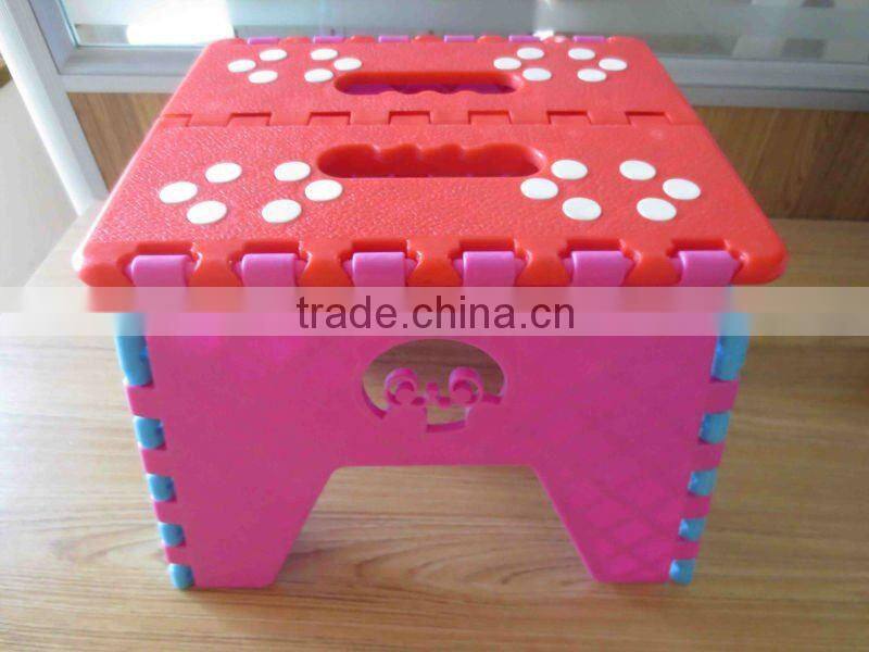 Folding Step Stool Garden Seat Portable with Carry Handle