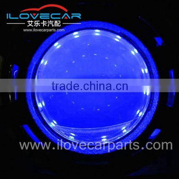 2016 New 360 degree LED Devil Eye Easy Install for 3.0 HID Projectors Lens Car Headlight 6 Colors