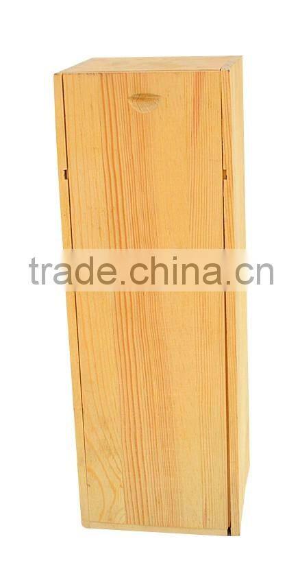 Cheap wooden wine bottle box wooden wine box single bottle wine box