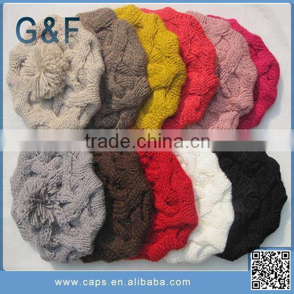 Hot Selling Handmade Christmas Beanie Knitted Hat