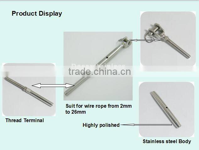 Stainless steel turnbuckles