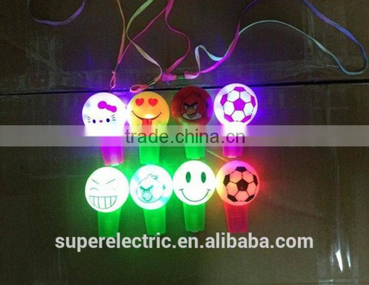 High quality wholesale cheap kids plastic led whistle