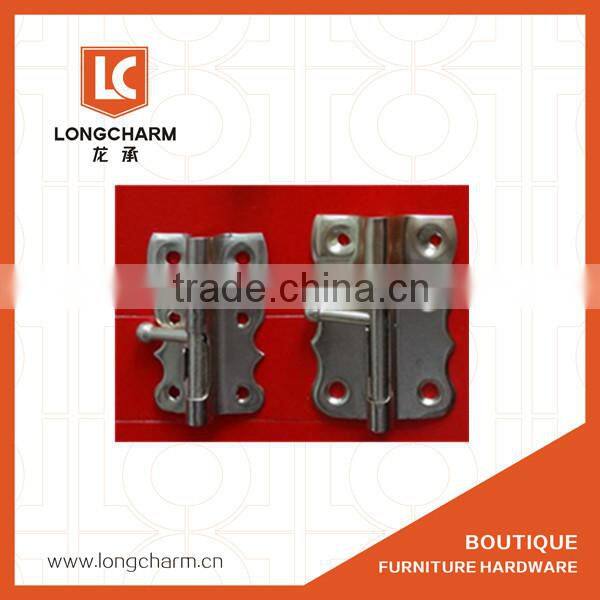 butterfly straight barrel bolt with loop security door closer zinc -plated/galvanized