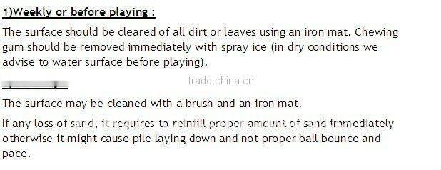 Suntex Golden Slam-T19 artificial turf for tennis court