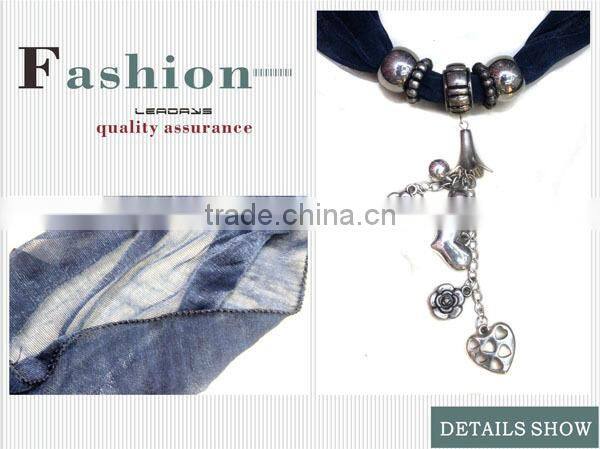 China supplier high quality fashion jewelry scarfs