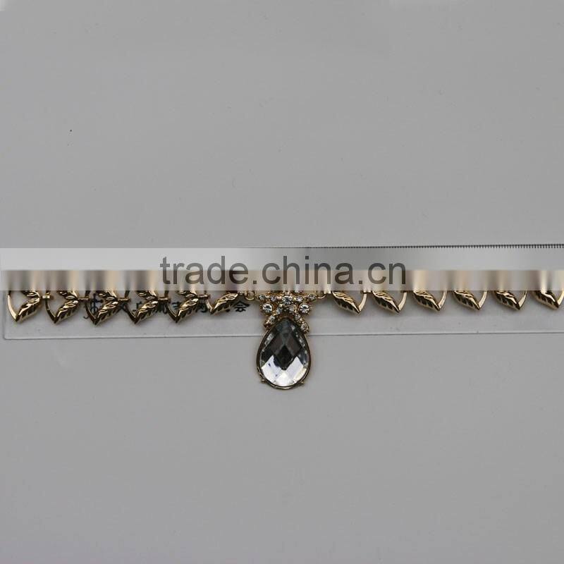 Fashion ornament for clothes dress garment decorative chain