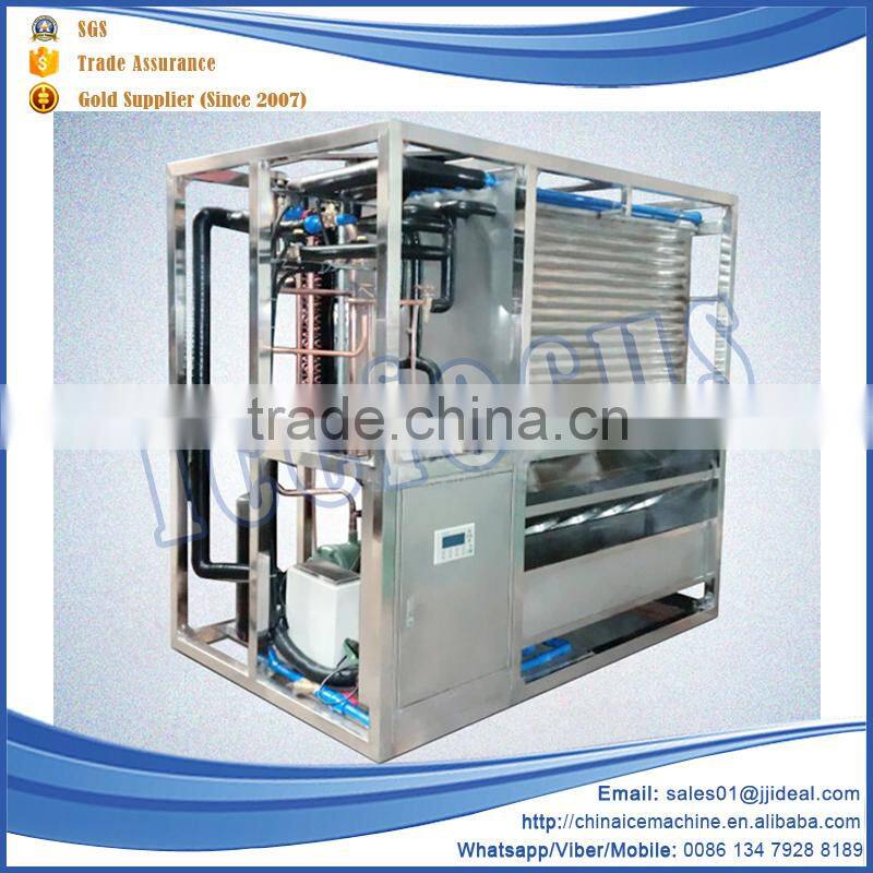 2015 Latest technology low maintenance industrial freestanding plate ice machine plate ice maker