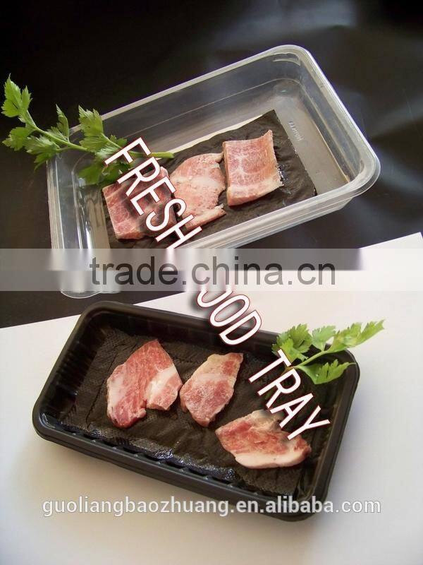 Onsite Check 7YR Alibaba Golden Supplier Absorbent Plastic Food Tray For Fish