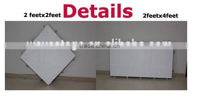 2 % discount WLK-3-2 2015 RGB 3 IN 1 Led twinkling Black And White Dance Floor And Cheap Dance floor