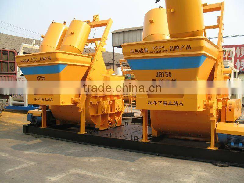 hzs35 low mini concrete mixing plant for South America