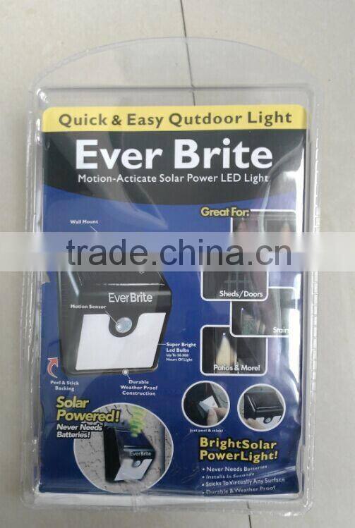As Seen On TV Solar Outdoor Stick Up Light! Motion Activated No Tools Ever Brite