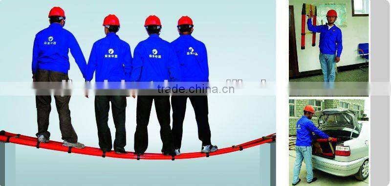 Super light fiberglass telescopic ladder