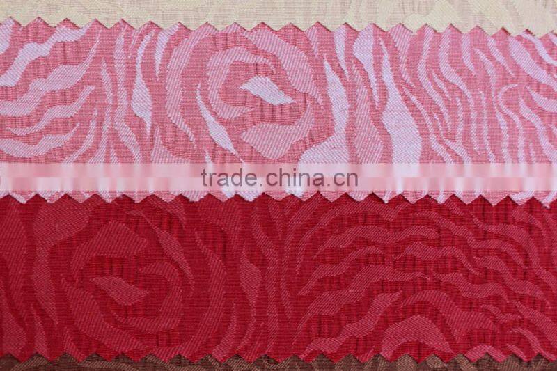 jacquard 3D rose design yarn dyed 100% cotton fabric