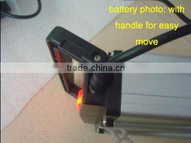 36volt lifepo4 lithium ion battery for ebike/10ah rear rack style