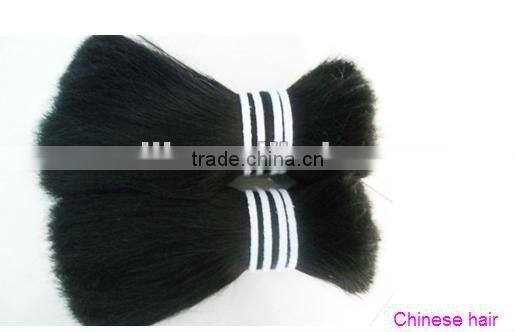 Pure Natural Black Indian Hair Indian Remy Hair Virgin Indian Hair Bulk