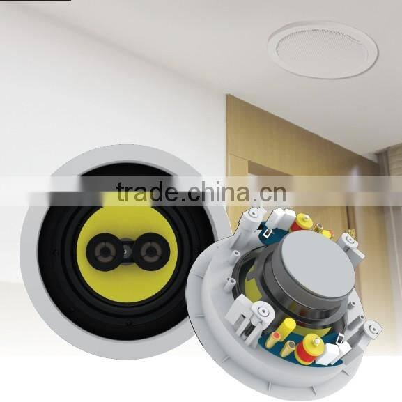 Dual cone ceiling speaker