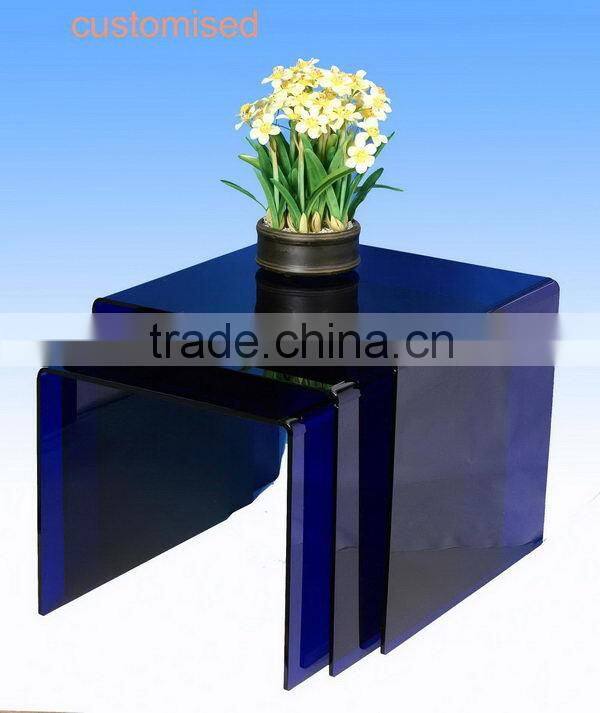 Fashionable hot selling acrylic step risers in clear