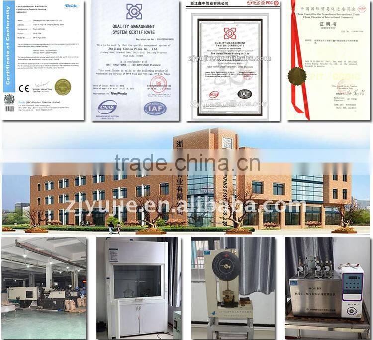 Plastic PVC Cross Tee Plastic Tee for water pipe system