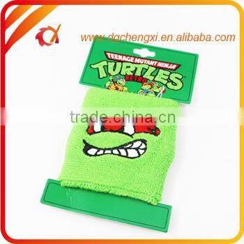 2015 red sports cotton sweatband costom band/Custom embroidery sweatband