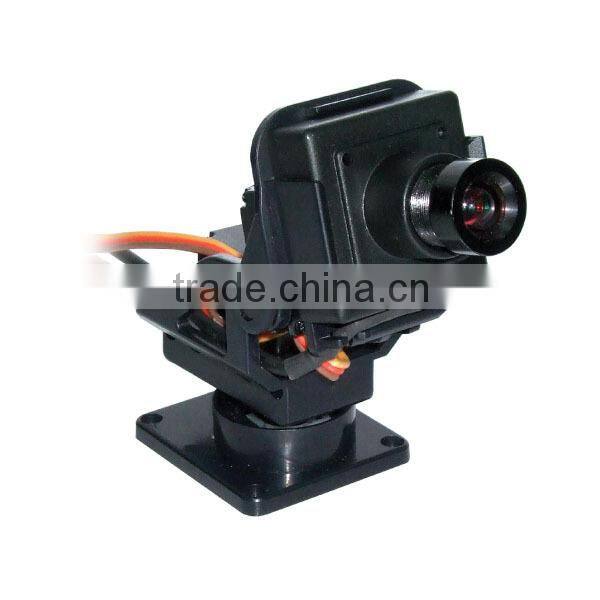 C81 rc helicopter camera video with Servo Pan-Tilt bracket