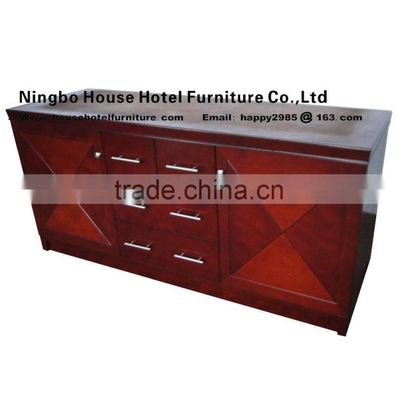 business desk hotel furniture with solid wood frame and legs