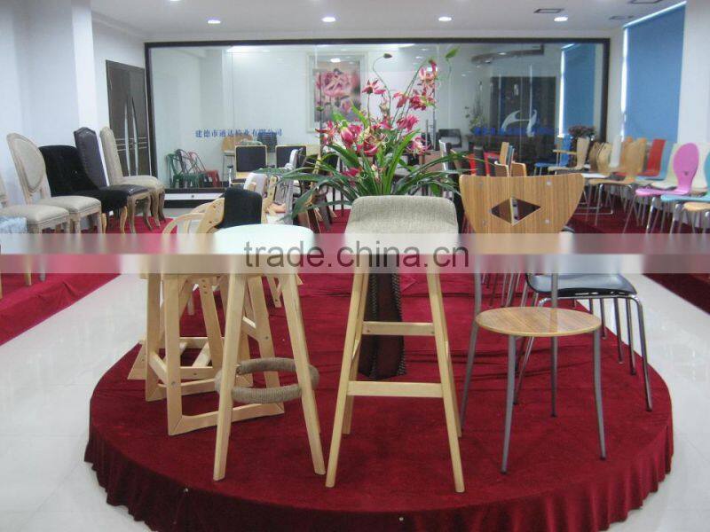 TDSM-33-4 QVB HANGZHOU JIANDE TONGDA BIRCH WOOD FRAME NATURE COLOR PLYWOOD SEAT+PLYWOOD BACK DININING CHAIR