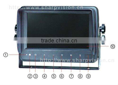 7 inch car rear vision RV system
