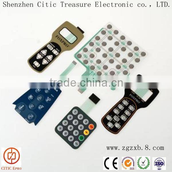 Custom carbon conductive printing flex pet circuit