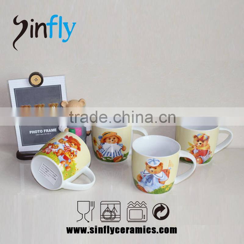 Hot selling 11OZ custome decal ceramic mugs christmas mug