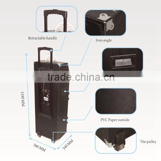 New Bluetooth Trolly/Portable Speaker with 10inch subwoofer