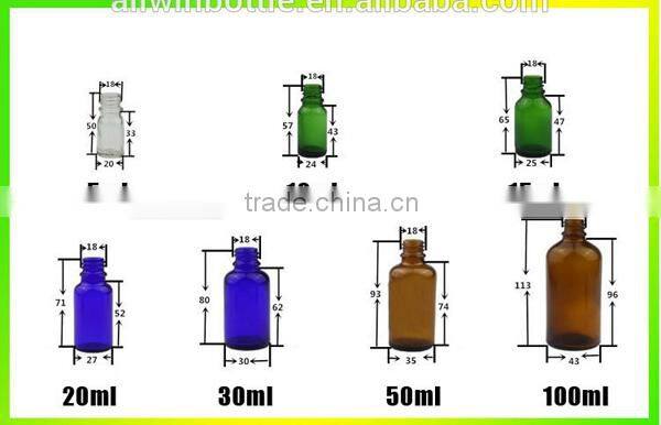 Screw Cap Sealing Type black frosted glass dropper bottle