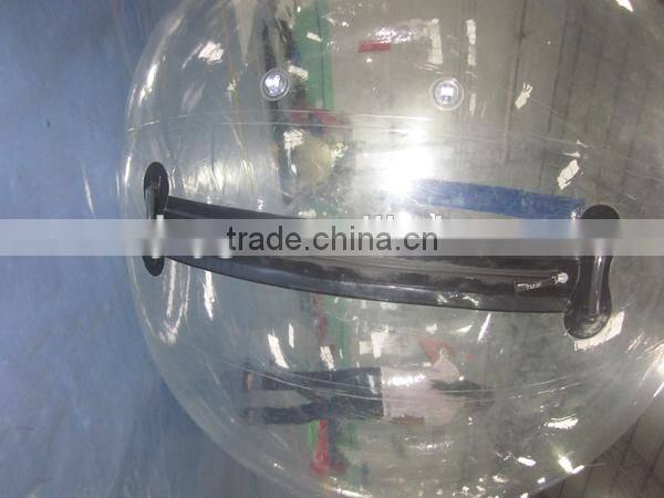 PVC or TPU Inflatable Floating Water Ball With Tizip Zipper For Pool Games