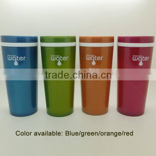 300ml Plastic double wall mug