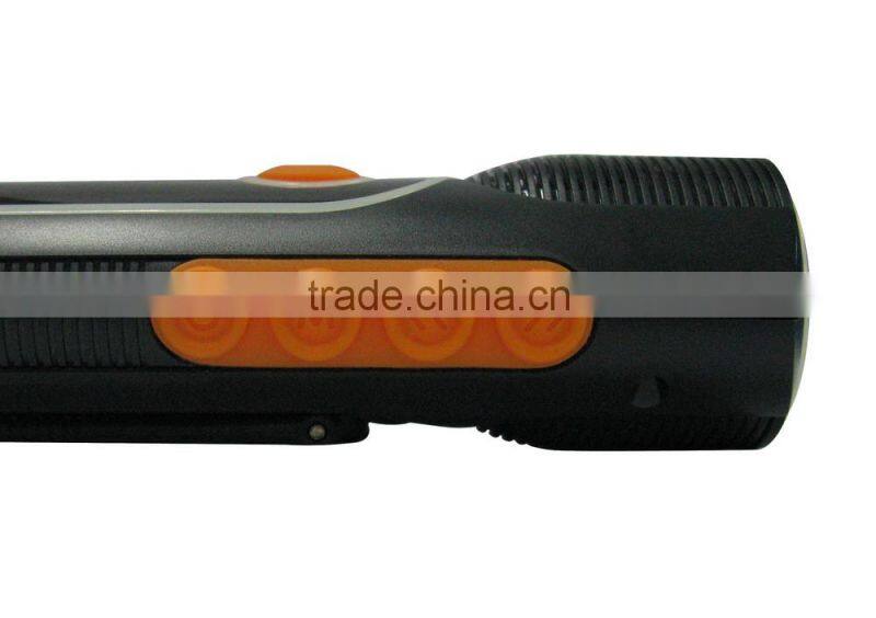 2015 New Item Mini Led Hand Winding Dynamo Flashlight Torch Radio with LCD Display -Shenzhen XINLINGNAN Factory (XLN-704)