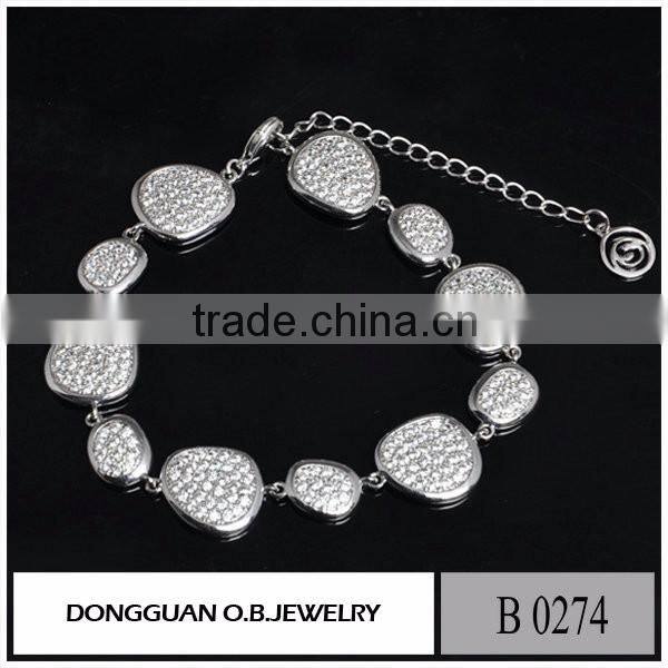 Fashion wholesale 925 sterling silver smart bracelet charms jewelry