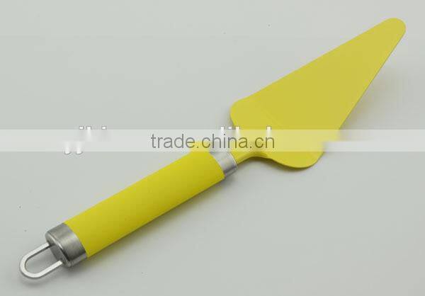 Chinese creditable supplier TPR handle stainless steel cake utensil minecraft