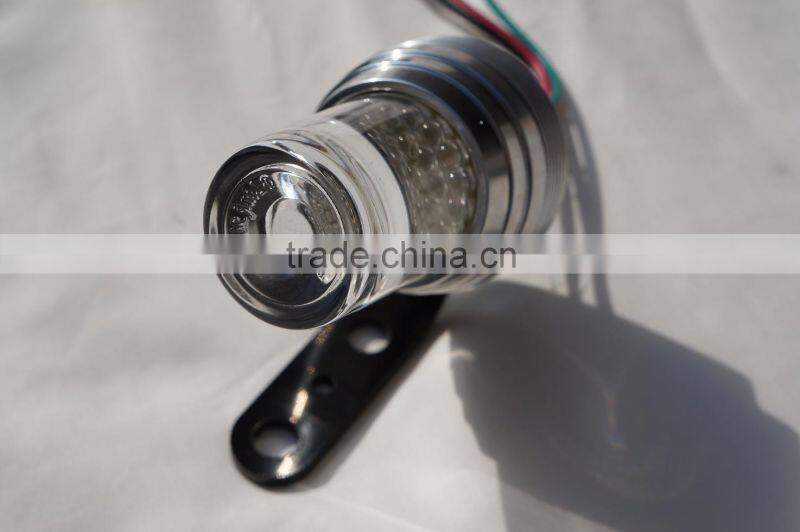 shoot glass led tail brake light for harley motorcycle for harley cafe racer led taillight